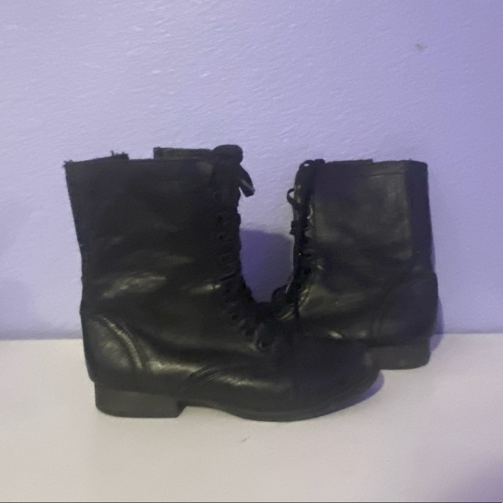 Black Leather Boots